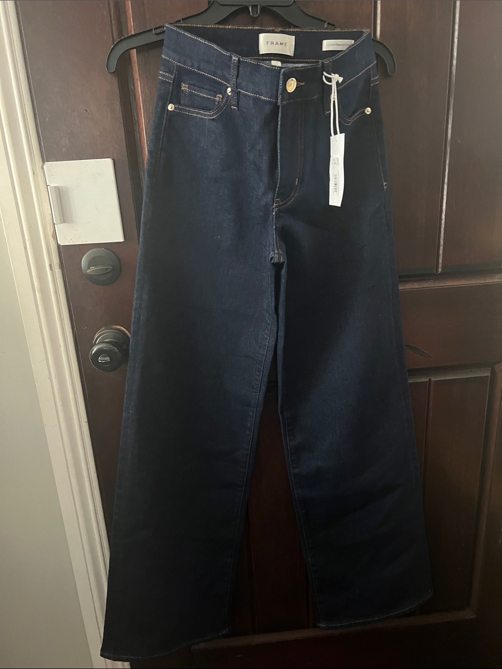Frame jeans the slim palazzo  Wide-Leg High-Rise Jeans 27 long